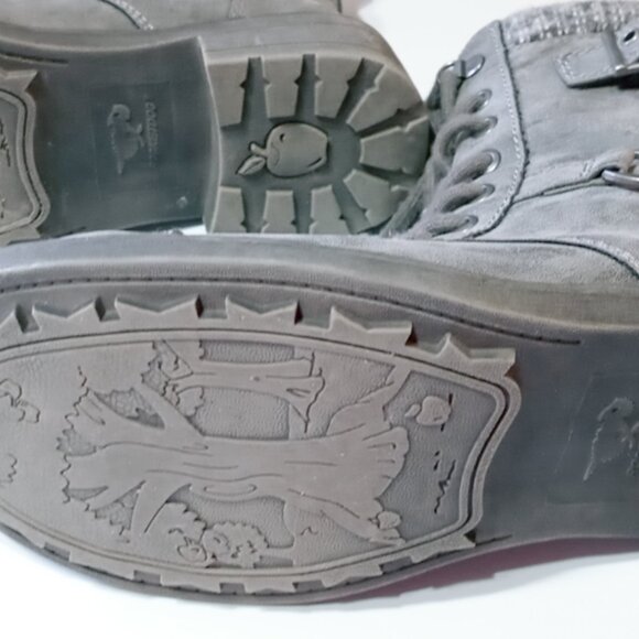 Rocket Dog Thunder Women's Gray Lace-up Boots Size 9 - Picture 5 of 9